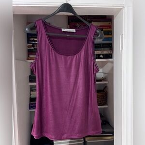 💜✨ Stunning Shinning Melanie Lynn Plum Shimmer Tank Top ✨💜